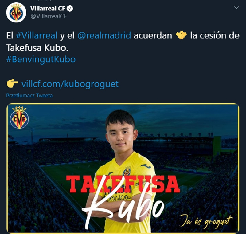 OFICJALNIE! NOWY KLUB TAKEFUSA KUBO!